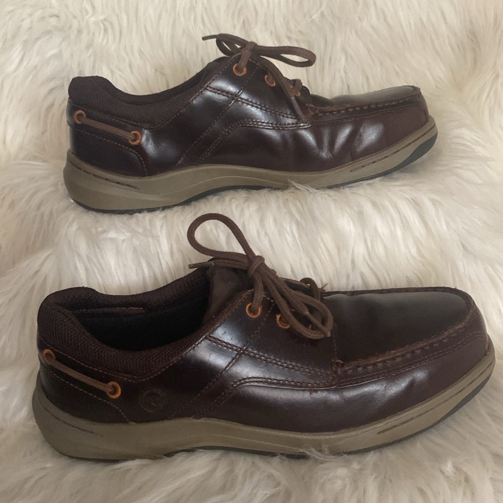 TIMBERLAND PRO BRYSON #89663 MEN'S Size 9.5 ALLOY SAFETY TOE BOAT SHOE Tims